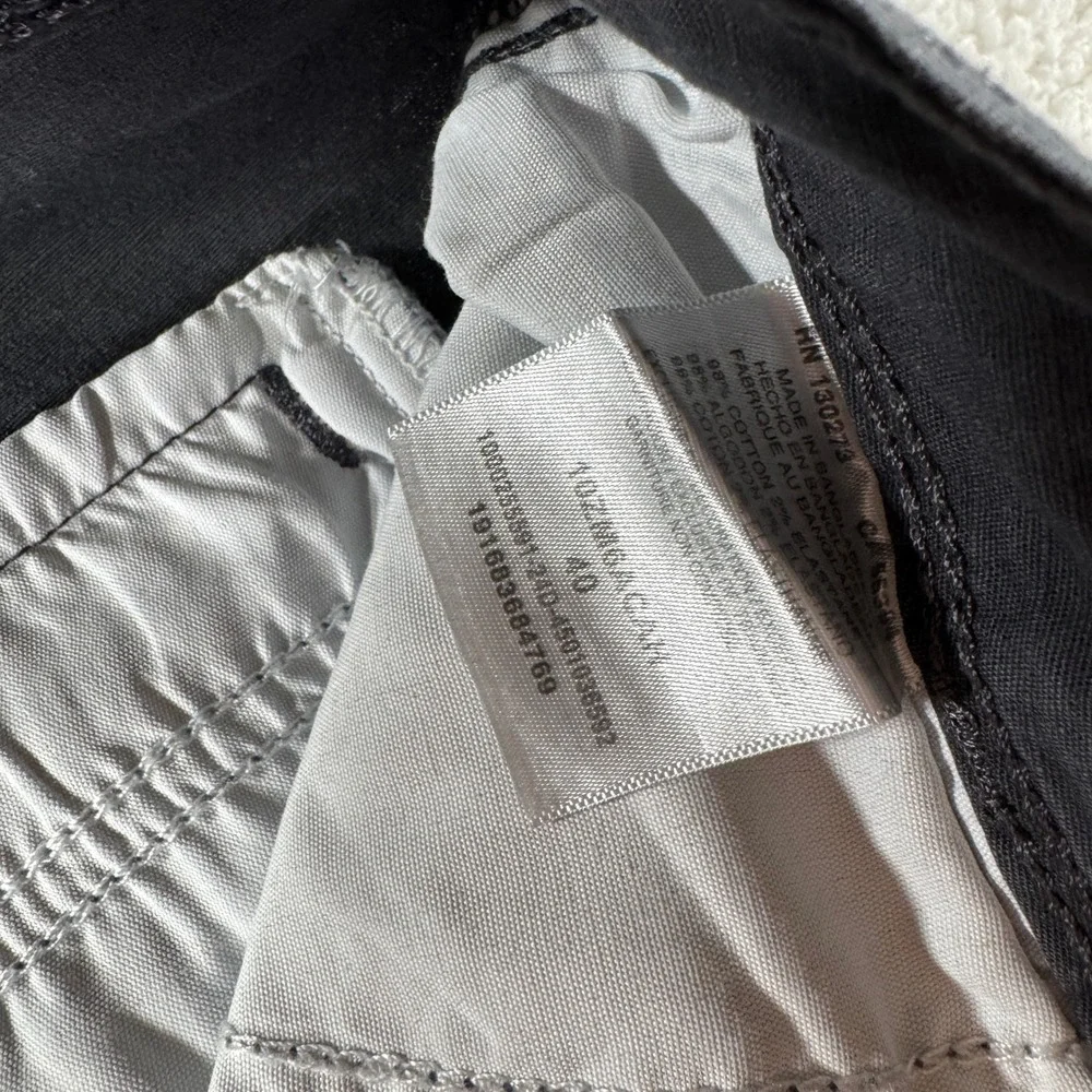 Wrangler Baggy Cargo Shorts Black Ripstop Pockets Size 40 9